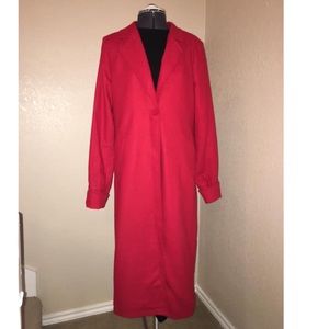 RED COAT - NEVER WORN